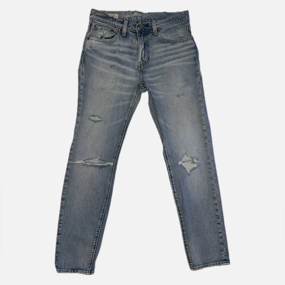 Levi’s Premium Men’s Hi-Ball Light Wash Distressed Jeans W29